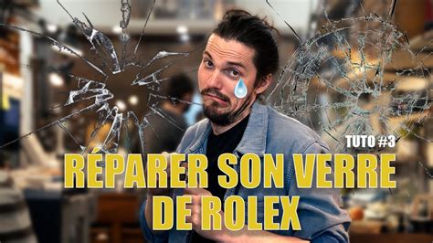 rayure verre rolex|RÉPARER LE VERRE DE SA ROLEX .